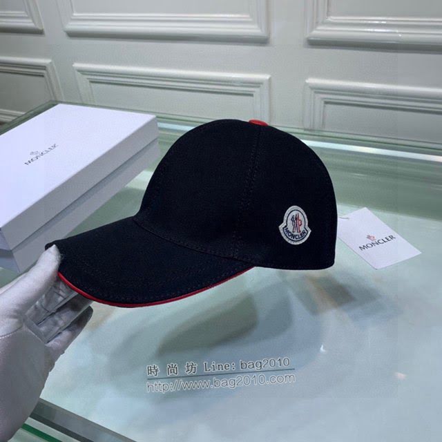 Moncler男女同款帽子 蒙口經典黑白鴨舌帽棒球帽  mm1740